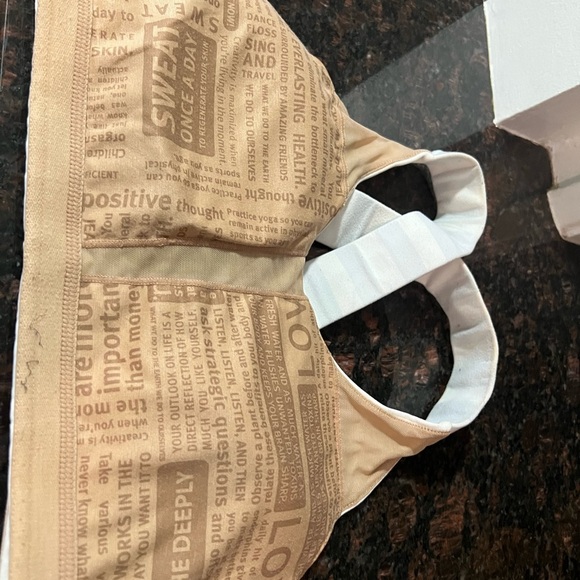 Lululemon Athletica Cream Sports Bra - Picture 9 of 10